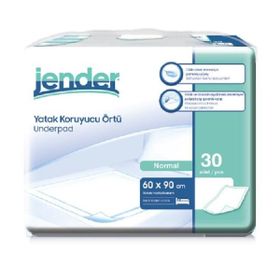 Jender Yatak Koruyucu Örtü Underpad 60x90 cm 30'lu 1 Paket Alez