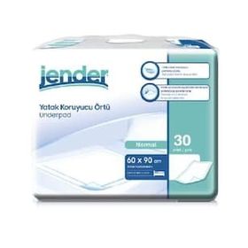 Jender Yatak Koruyucu Örtü Underpad 60x90 cm 30'lu 1 Paket Alez