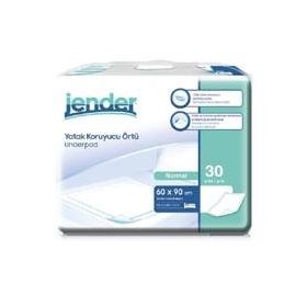 Jender Yatak Koruyucu Örtü Underpad 60x90 cm 30'lu 1 Paket Alez