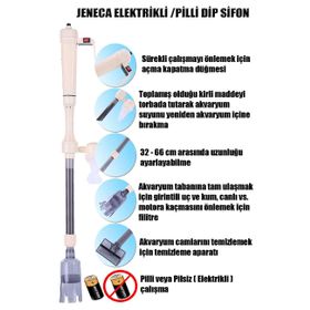 Jeneca Pilli ve Elektrikli Dip Süpürgesi