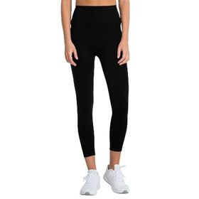 Jerf 5002581727004 Gela Yüksek Bel Esnek ve Toparlayıcı Spor Siyah Kadın Tayt