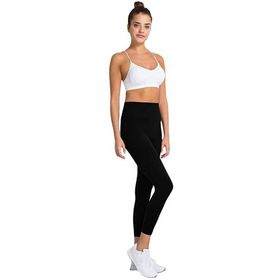 Jerf 5002581727004 Gela Yüksek Bel Esnek ve Toparlayıcı Spor Siyah Kadın Tayt