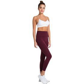 Jerf 5002608978001 Gela Yüksek Bel Esnek ve Toparlayıcı Esnek Bel Bordo Kadın Spor Tayt