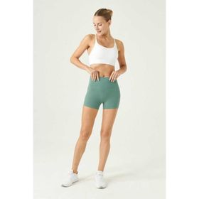 Jerf Aruba Natural Yeşil Toparlayıcı Mini Kadın Şort