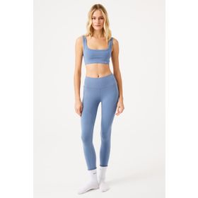 Jerf Aura Seamless Konfor ve Esneklik Mavi Kadın Tayt