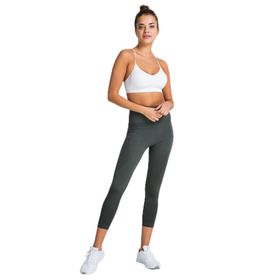 Jerf Gela Yüksek Bel Esnek ve Toparlayıcı Yeşil Kadın Spor Taytı