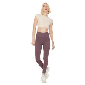 Jerf Lily Desen Detaylı Natural Kahve Şekillendirici Tayt