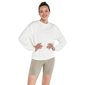 Jerf Lydney Krem Sıfır Yaka Kadın Sweatshirt