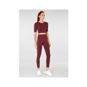 Jerf Naples Econyl Bordo Spor Kadın Tayt