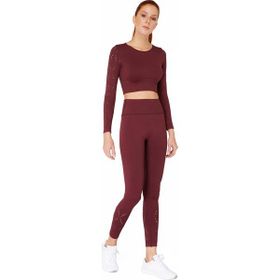 Jerf Naples Econyl Bordo Spor Kadın Tayt