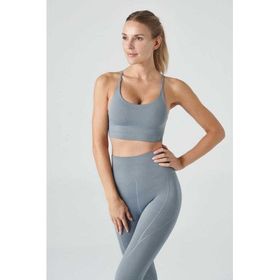 Jerf Pine Gri Ayarlanabilir İnce Askılı Bra