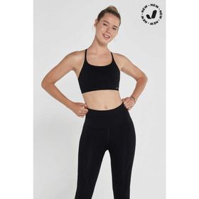 Jerf Pine Siyah Ayarlanabilir İnce Askılı Bra
