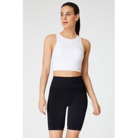 Jerf Vella Beyaz Racerback Konfor Sport Bra