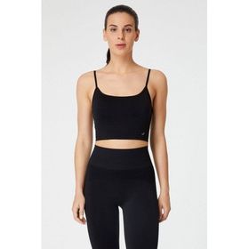 JERF Vella Siyah İp Askılı Konfor Sport Bra