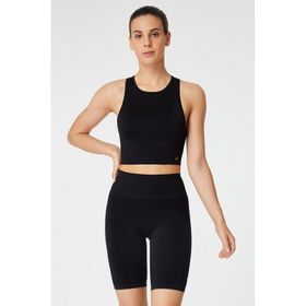 Jerf Vella Siyah Racerback Konfor Sport Bra