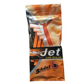 Jet Tek Bıçaklı 5 Adet Erkek Kullan At Tıraş Bıçağı