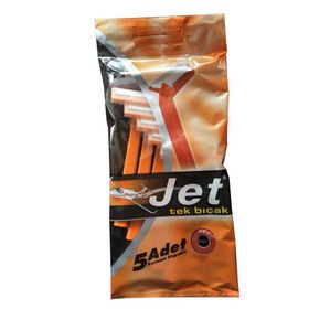 Jet Tek Bıçaklı 5 Adet Erkek Kullan At Tıraş Bıçağı