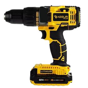 Jetta Power Tools Assur Plus 58 VF 5 Ah Metal Şanzıman Çift Akülü Şarjlı 24 Parça Darbeli Matkap