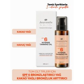 Jeuvenile 100 ml Bronzing Oil 6 Spf Kakao Yağlı Bronzlaştırıcı Yağ