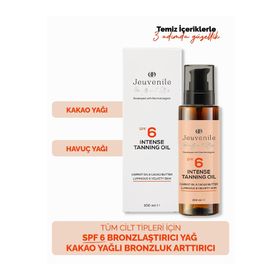Jeuvenile 100 ml Bronzing Oil 6 Spf Kakao Yağlı Bronzlaştırıcı Yağ