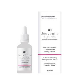 Jeuvenile 30 ml AHA %25 + BHA %2 + Panthenol %3 Leke Karşıtı & Cilt Tonu Eşitleyici Peeling Serum Maske