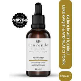 Jeuvenile 30 ml Niacinamide %10+Zinc%1+Panthenol %3 Cilt Yağı Dengeleyici ve Leke Karşıtı Serum
