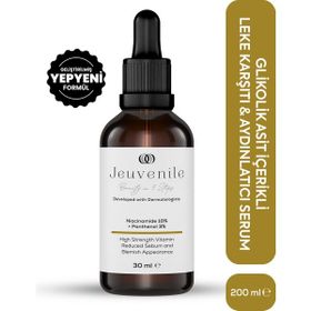 Jeuvenile 30 ml Niacinamide %10+Zinc%1+Panthenol %3 Cilt Yağı Dengeleyici ve Leke Karşıtı Serum