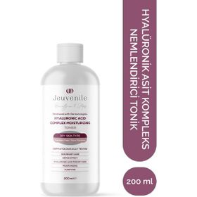 Jeuvenile Hyaluronik Asit İçerikli 200 ml Nemlendirici Aydınlatıcı Tonik