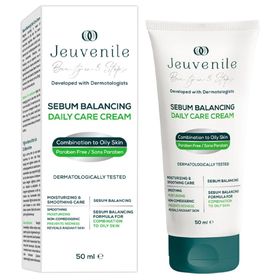 Jeuvenile Karma ve Yağlı Ciltler için 50 ml Nemlendirici Akne Karşıtı Bakım Kremi