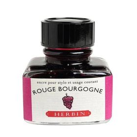 JHerbin 13028T Rouge Bourgogne 30 ml Dolma Kalem Şişe Mürekkep