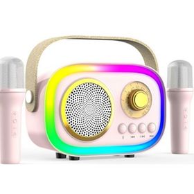 Jhy Pembe K5 2 Mikrofonlu Bluetooth Bağlantılı Karaoke Hoparlör