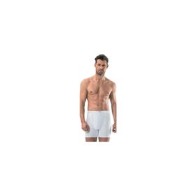 Jiber 102 Erkek Paçalı Beyaz Boxer