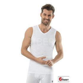 Jiber 123 Beyaz 2'li Erkek Atlet