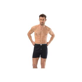 Jiber 127 Siyah Havlu Kemer Penye 3'lü Erkek Boxer