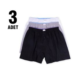 Jiber 183 Battal Havlu Bel 3'lü Erkek Boxer
