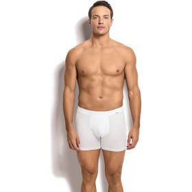 Jiber 255 Beyaz Modal Pamuklu 3'lü Erkek Boxer
