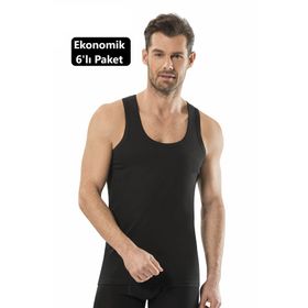 Jiber 6 Adet 110 Eko Paket Siyah Erkek Atlet