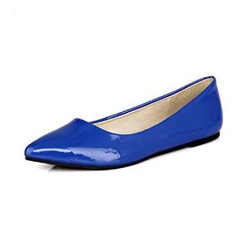 JIEEME Z123S Mavi Sivri Burunlu Slip On Günlük Ayakkabı