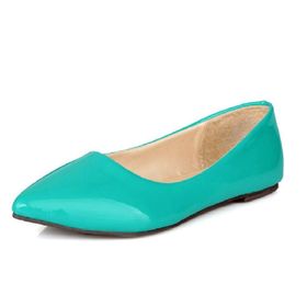 JIEEME Z123S Yeşil Sivri Burunlu Slip On Günlük Ayakkabı