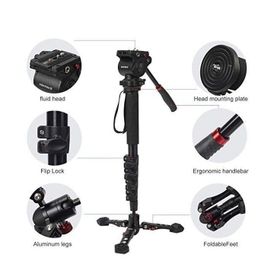 JieYang JY0518B Mandallı Kilit Sistemli Video Monopod