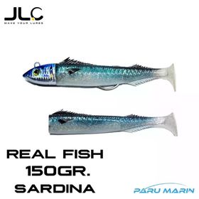 Jigging A La Carta Jigging Ala Carta Real Fish 150 gr Sardina Yedekli Silikon Yem