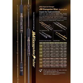 Jigging Master Gangster Star #2.5/S 168 cm 250-350 gr Tetiksiz Kamış