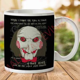 Jigsaw Saw Clown Head Baskılı Kupa