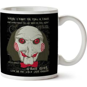 Jigsaw Saw Clown Head Baskılı Kupa