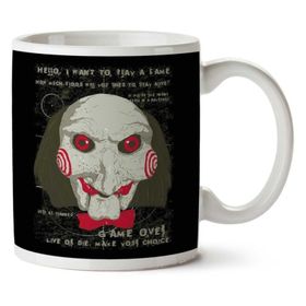 Jigsaw Saw Clown Head Baskılı Kupa