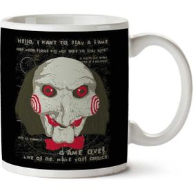 Jigsaw Saw Clown Head Baskılı Kupa