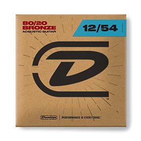 Jim Dunlop DAB1254 Light 80/20 Bronze 12-54 Akustik Gitar Teli