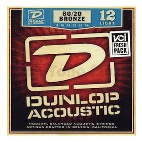 Jim Dunlop DAB1254 Light 80/20 Bronze 12-54 Akustik Gitar Teli