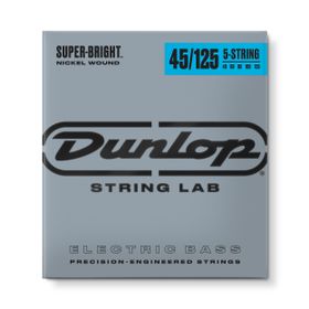 Jim Dunlop DBSBN45125 Super Bright Nickel 45 125 Wound 5 Telli Bas Gitar Teli