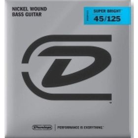 Jim Dunlop DBSBN45125 Super Bright Nickel 45 125 Wound 5 Telli Bas Gitar Teli